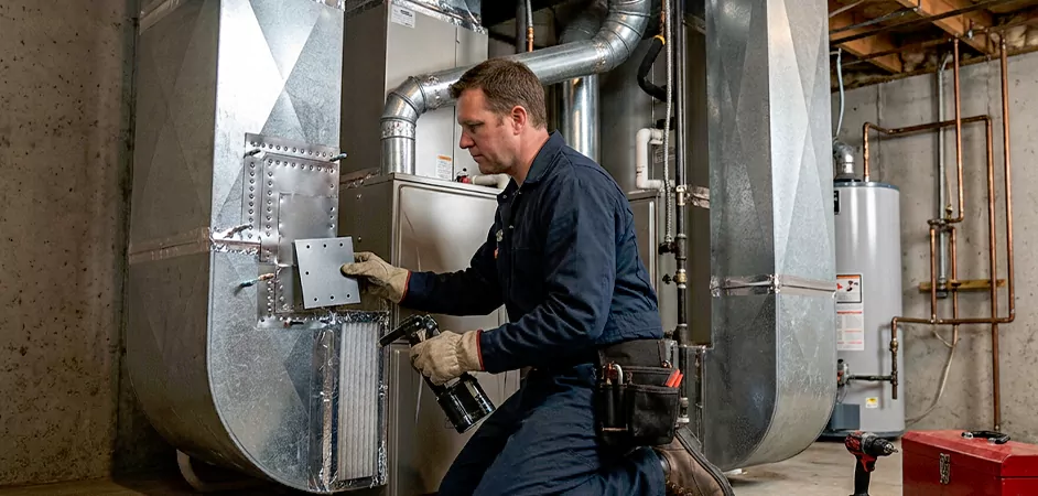 Supply and Return Plenum Repair in Jersey City