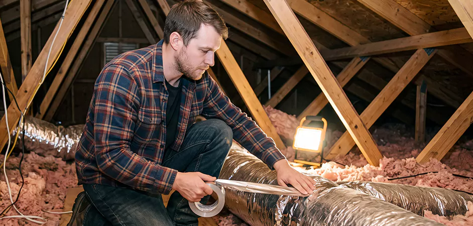 Attic Duct Sealing and Insulation in Jersey City