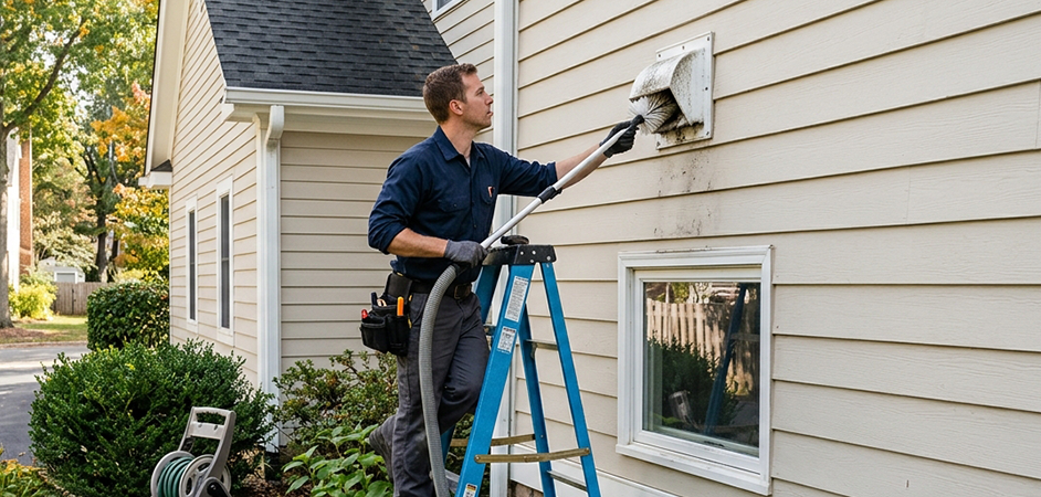Exterior Vent Cap Cleaning in Jersey City